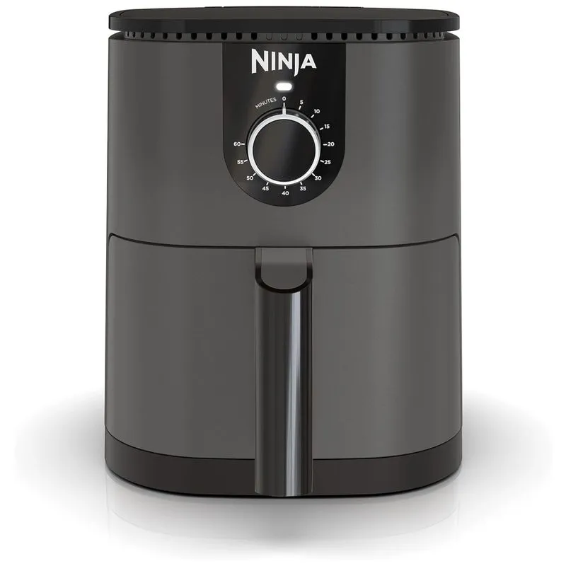Mini Air Fryer Fritadeira Eletrica 2l Com Temporizador, 1000w, 110v, Ninja Af080, Cinza