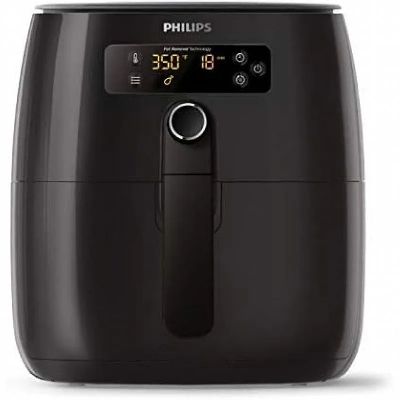 Fritadeira Elétrica Airfryer Com Painel Digital, 110v, Philips Kitchen Appliances Hd9741/56, Preto