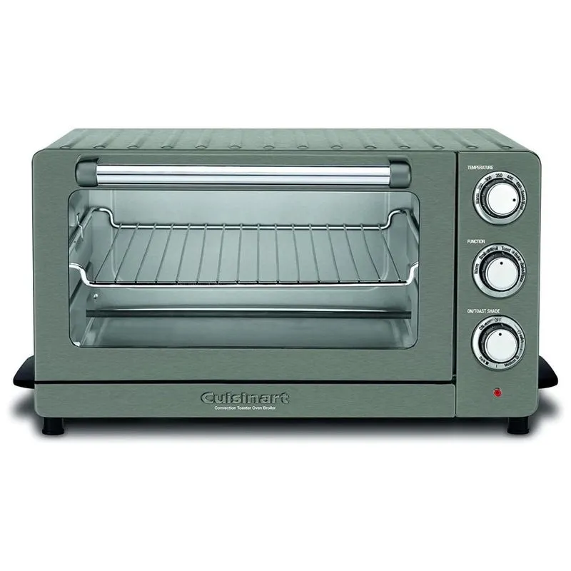 Forno Elétrico De Bancada Com 8 Configurações Em Aço Inoxidável, 1800w, 110v, Cuisinart Tob 60n2bks2, Cinza