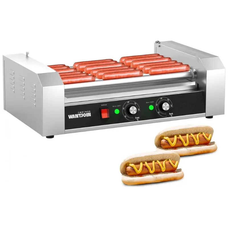 Maquina De Salsicha Profissional Em Aco Inoxidavel Ate 18 Unidades, 110v, Wantjoin, Prateado