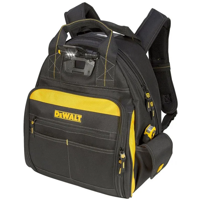 Mochila De Ferramentas Organizadora Com 57 Compartimentos, Dewalt Dgl523, Preto