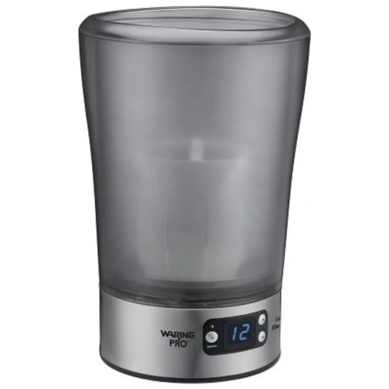 Porta Garrafa Termico Profissional Para Vinho Pro Com Tela Lcd, Cor, Waring Pc50, Preto