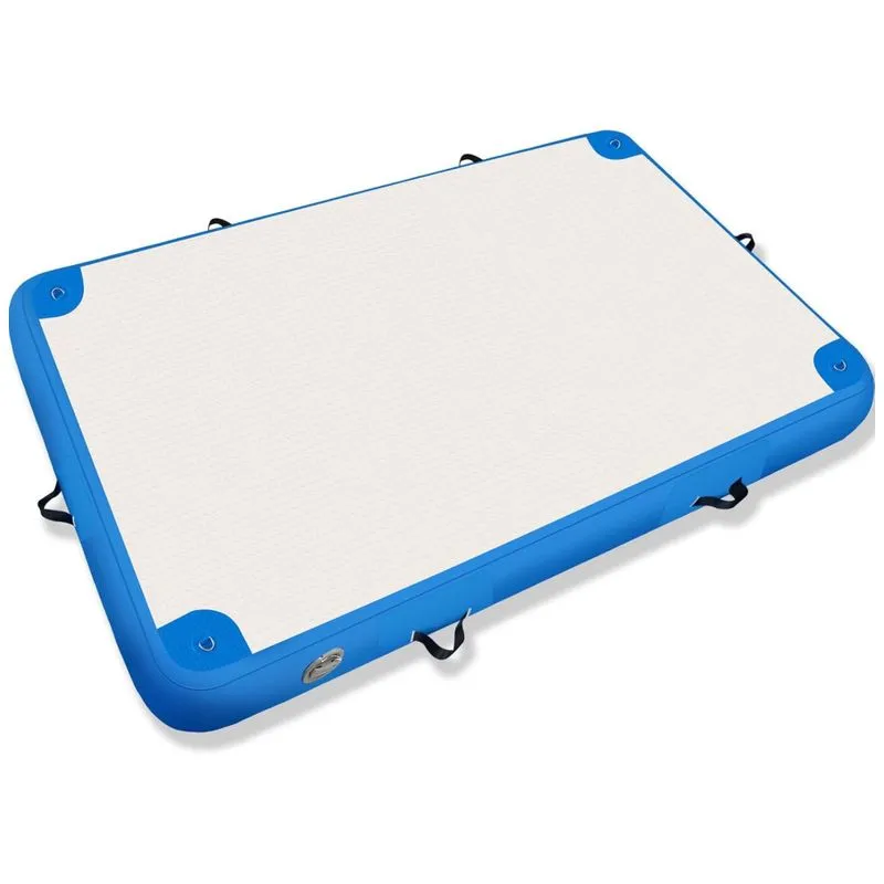 Plataforma Inflável Gzkyylegs Até 6 Pessoas Para Piscinas E Lagos, Azul
