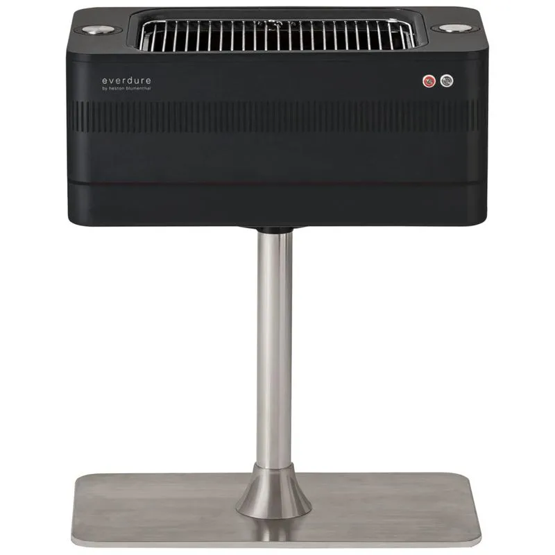 Churrasqueira A Carvao Com Ignicao Eletrica E Sistema Rotativo, Cor, Everdure Fusion, Preto