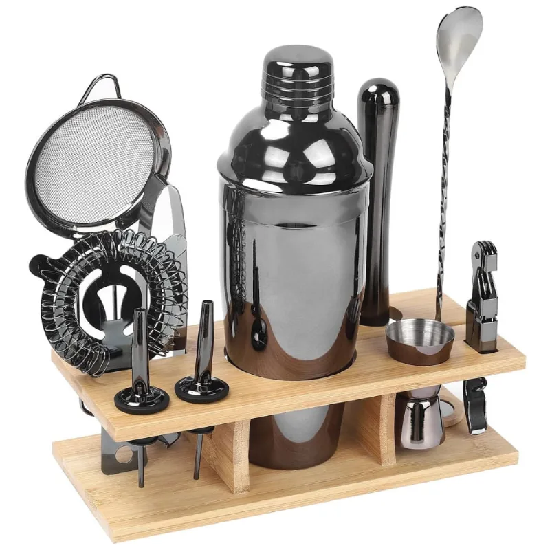Kit Bn Profissional 11 Peças Em, Cor, Jnwinog Gun Metal Black, Prateado