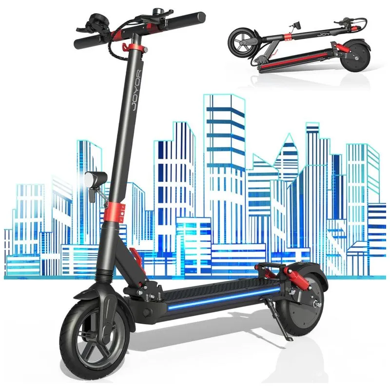 Patinete Elétrico Dobrável Para Adultos Até 50 Km Por Hora, 600w, Joyor G5, Preto