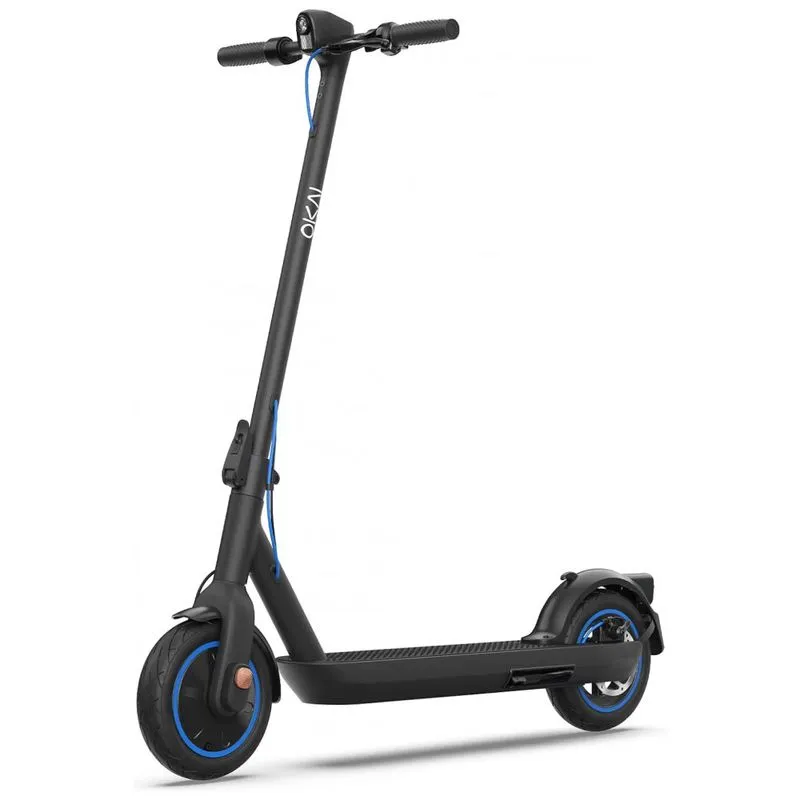 Patinete Eletrico Dobravel Para Adultos Ate 45 Km Por Hora, Com Sistema De Frenagem Duplo, Okai Es520b, Cinza
