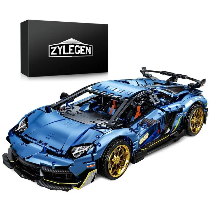 Kit De Construção F1 919 Carro Fórmula 1, 1722 Peças, Colecionável, Zylegen 911, Branco