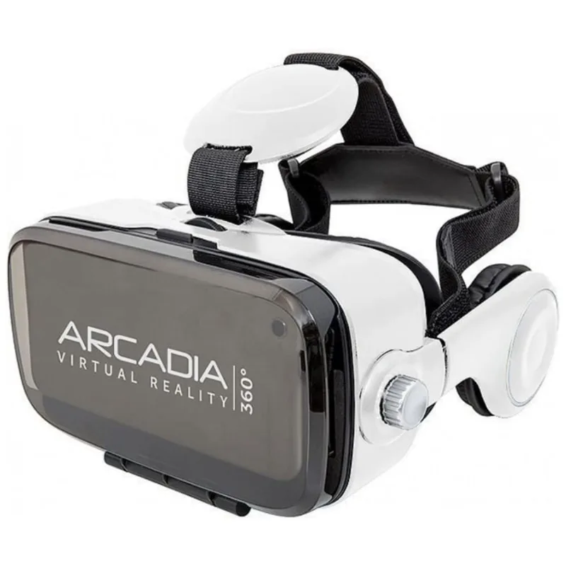 Oculos Vr Realidade Virtual Com Fone De Ouvido, Arcadia V1 0917, Branco