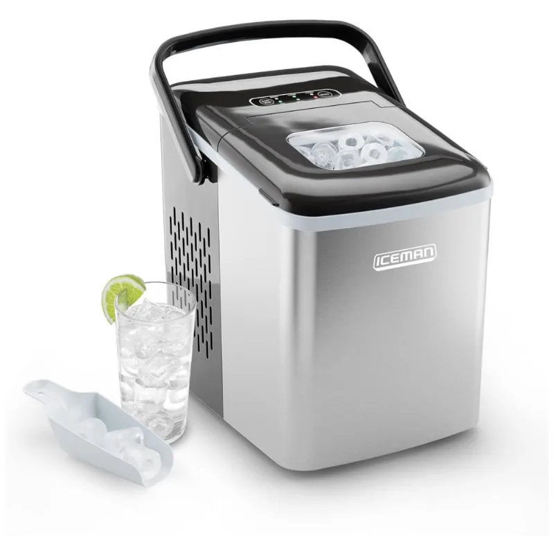 Maquina De Gelo Ate 11 Kg Em 24h Portatil, 204w, 110v, Chefman, Cinza