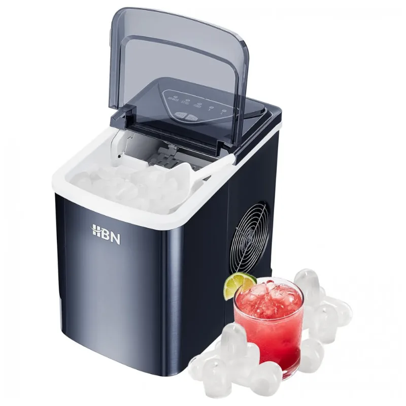 Maquina De Gelo Ate 11 Kg Em 24h Portatil, 230w, Cor, 110v, Hbn, Azul