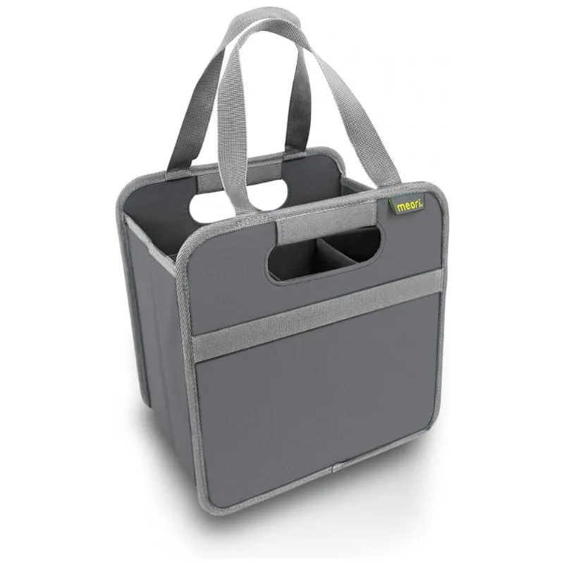 Caixa Para Transporte De Vinhos Meori A100764 Ate 6 Garrafas Com Alca, Cinza