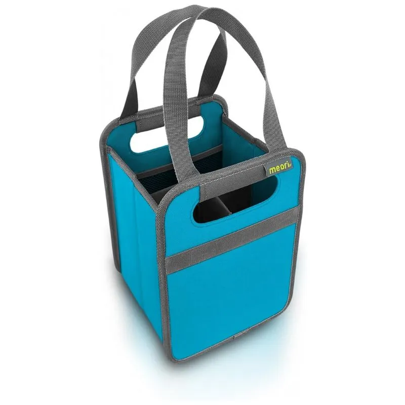 Caixa Para Transporte De Vinhos Meori A100815 Ate 4 Garrafas Com Alca, Azul