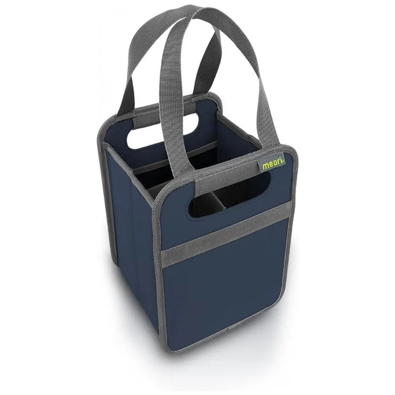 Caixa Para Transporte De Vinhos Meori Ate 4 Garrafas Com Alca, Azul