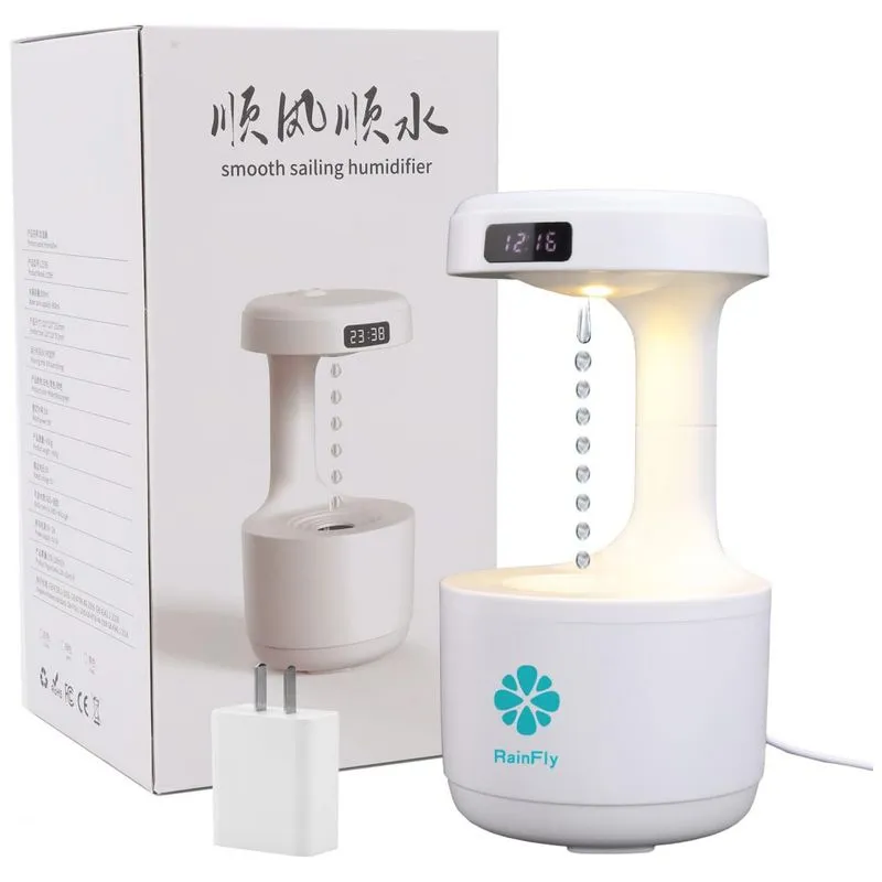 Umidificador Portatil Rainfly 800ml Ate 8h, 110v, Branco