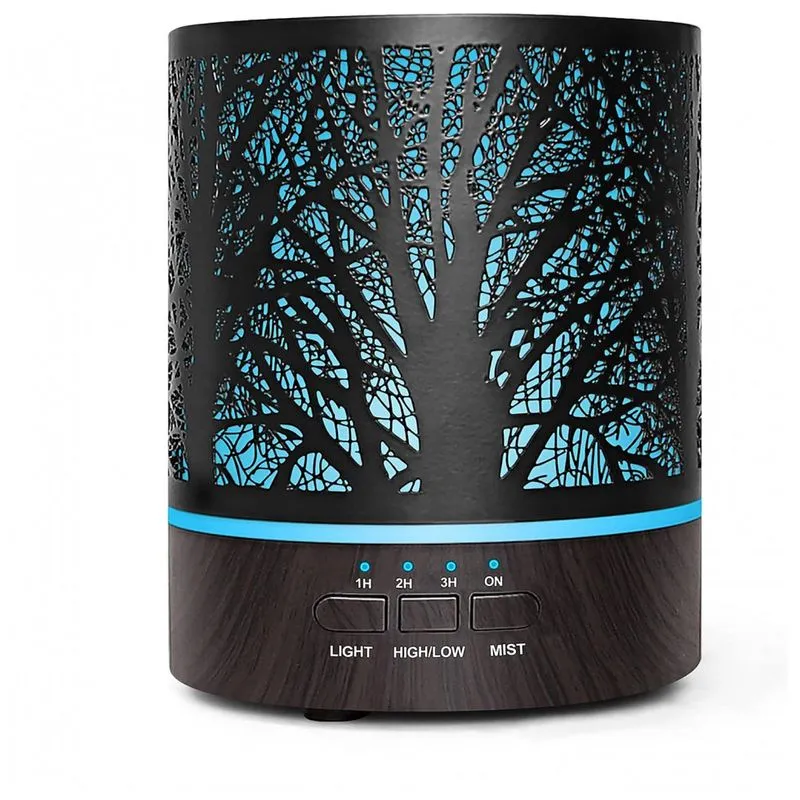 Umidificador Portátil Humidifier 300ml Até 10h, 110v, Preto