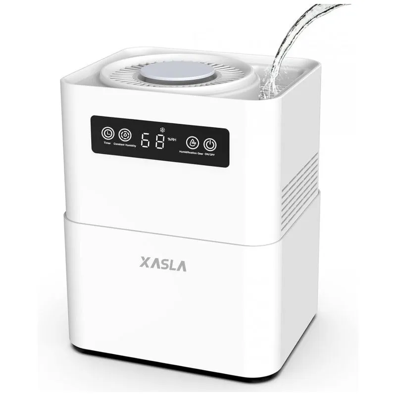 Umidificador Portatil Xasla 5l Com Temporizador E Visor Digital,110v, Branco