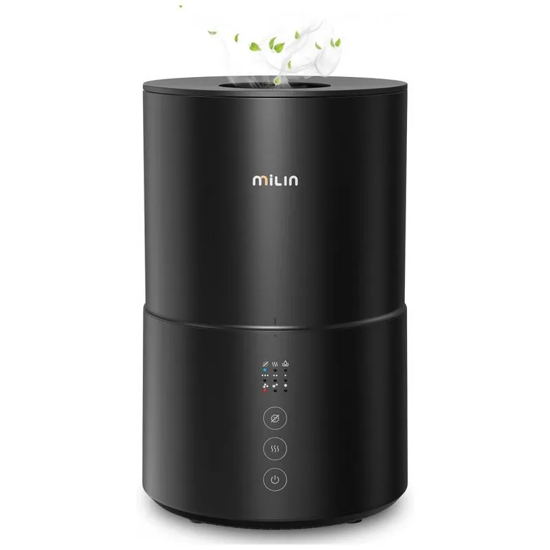 Umidificador Ultrassonico Portatil Milin 2l Ate 20h, Preto