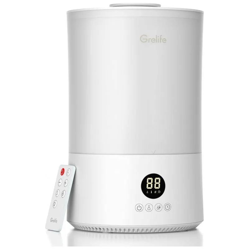 Umidificador Portatil Grelife 4 Litros Com Controle Remoto, Branco