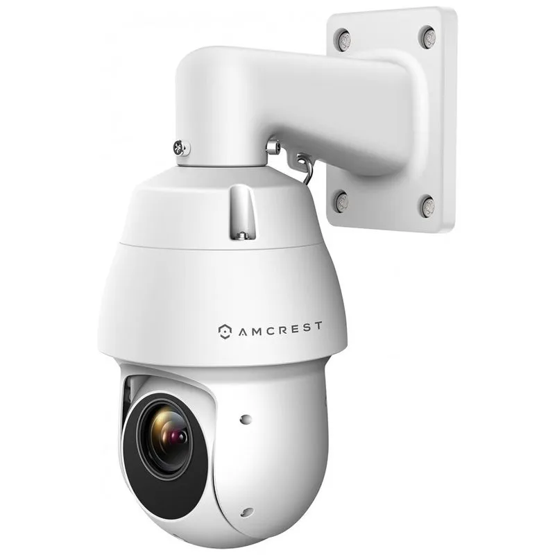 Camera De Seguranca Ip Poe Amcrest 4mp Com 25x De Zoom Motorizado E Deteccao De Pessoas