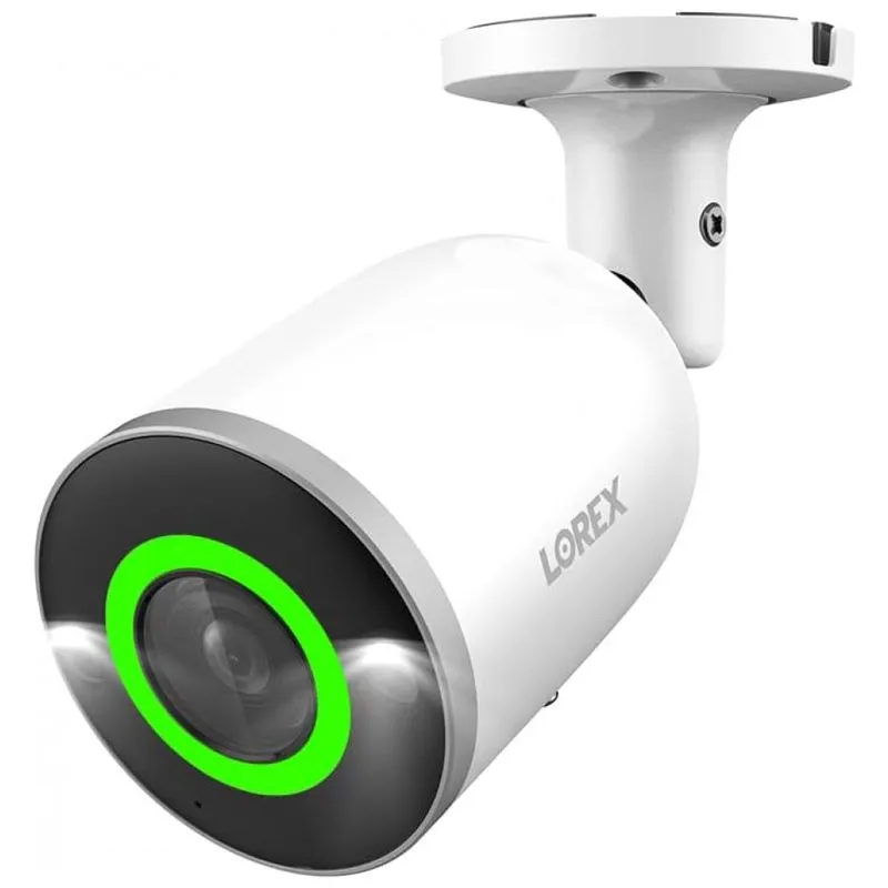 Camera De Seguranca 4k Lorex Poe Ip Com Deteccao De Movimentos Inteligente E Visao Noturna