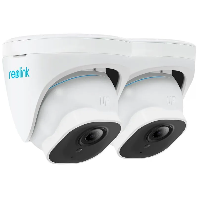 Camera De Seguranca Reolink Rlc520a Com Deteccao De Pessoas E Cartao Sd De Ate 256gb, 2 Pecas