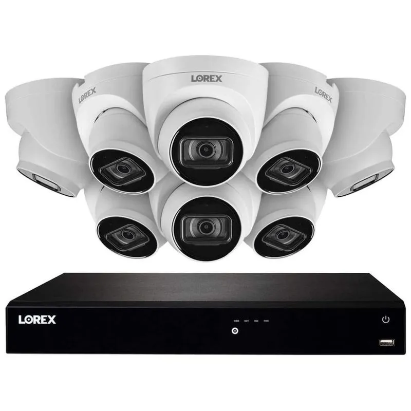 Sistema De Camera De Seguranca Lorex Com 8 Cameras 4k 8mp E 16 Canais