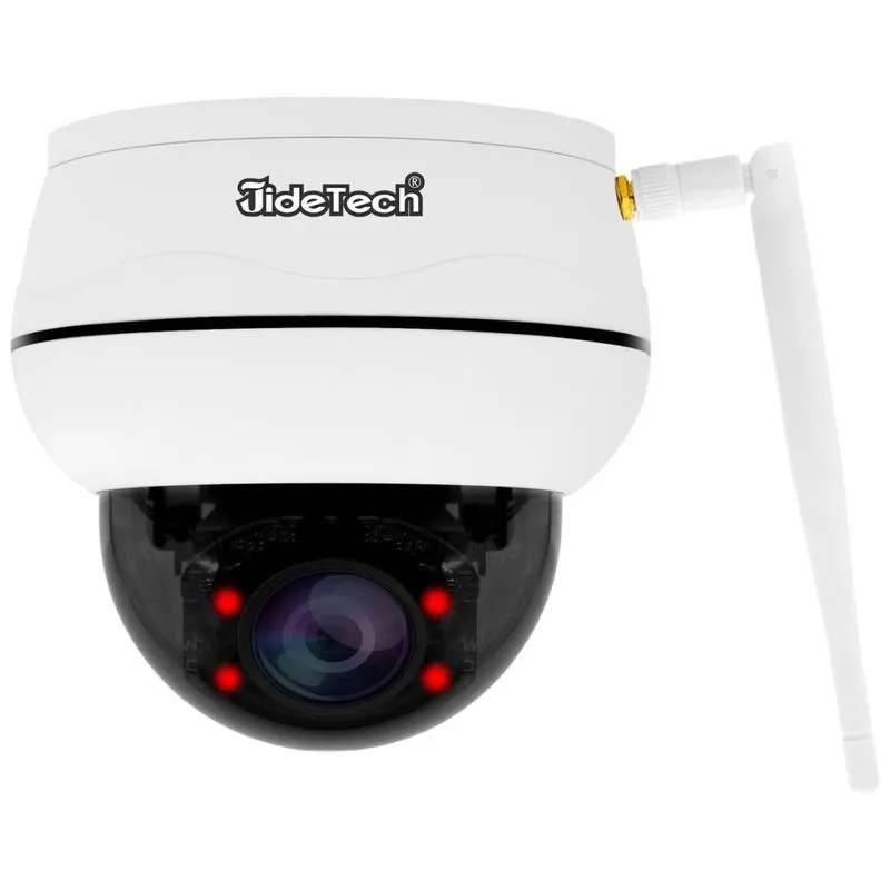 Câmera De Segurança Jidetech 5mp Com 5x De Zoom Motorizado E A Prova Dágua Ip66