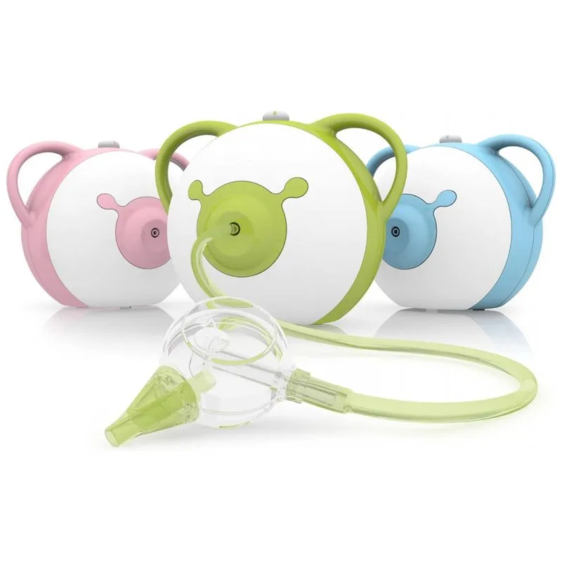 Aspirador Nasal Eletrico Para Bebe Nosiboo Com Niveis De Succao Ajustavel, 110v Verde