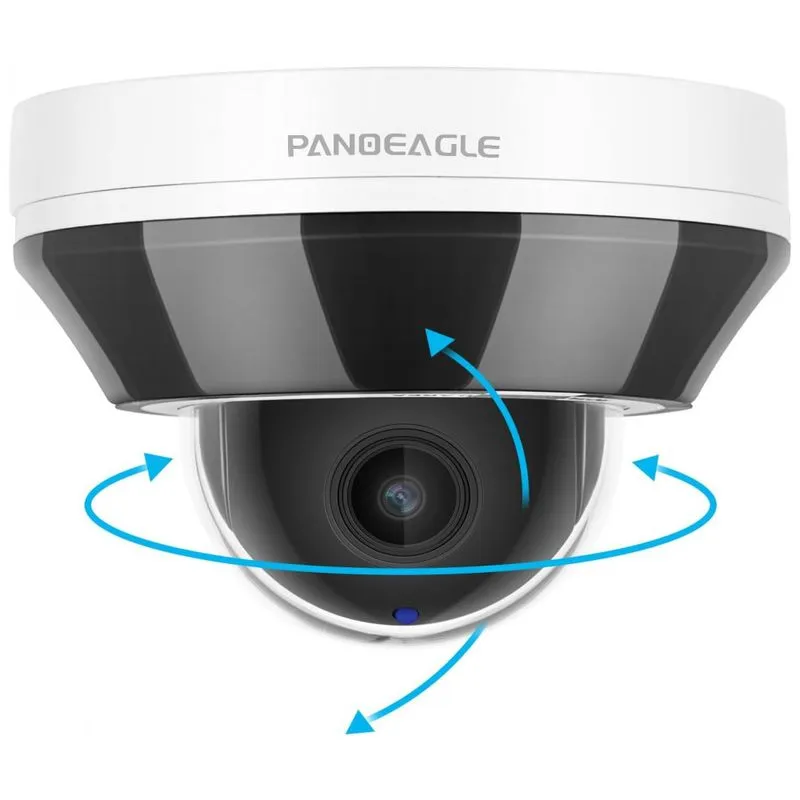 Câmera De Segurança Panoeagle Com 3x De Zoom Óptico, Detecção De Pessoas E Visão Noturna