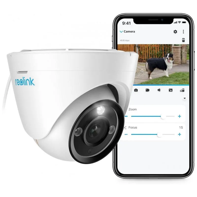 Camera De Seguranca Reolink 4k Rlc833a Com 3x De Zoom Motorizado E Visao Noturna
