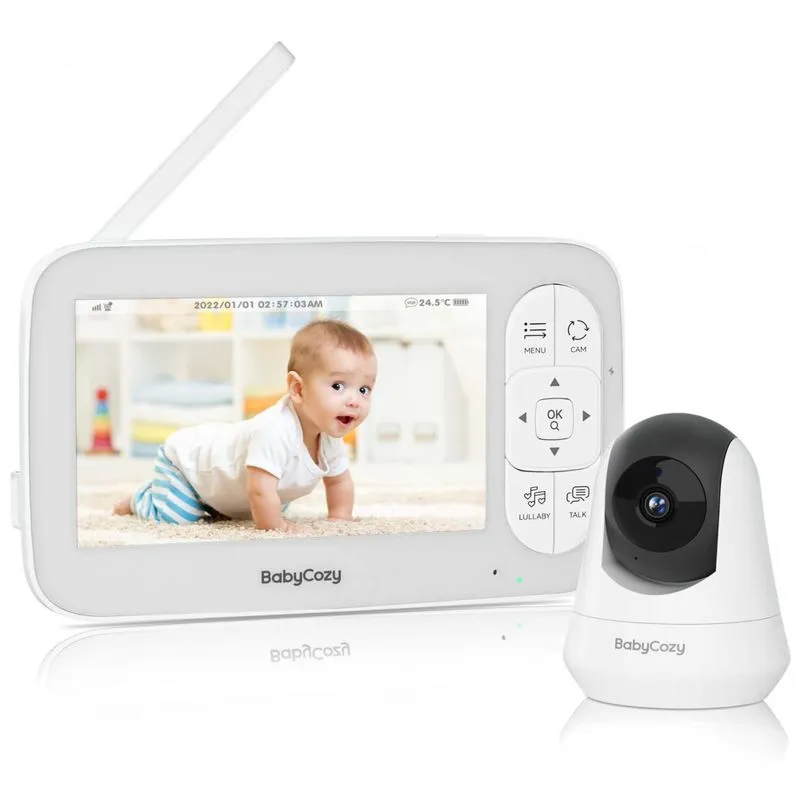 Baba Eletronica Babycozy Com Camera 720p, Audio, Visao Noturna E Cancoes De Ninar