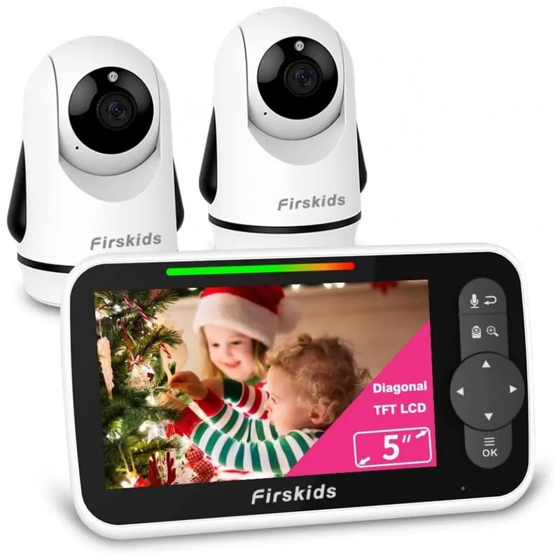 Baba Eletronica Firskids Com 2 Cameras, Monitor E Visao Noturna
