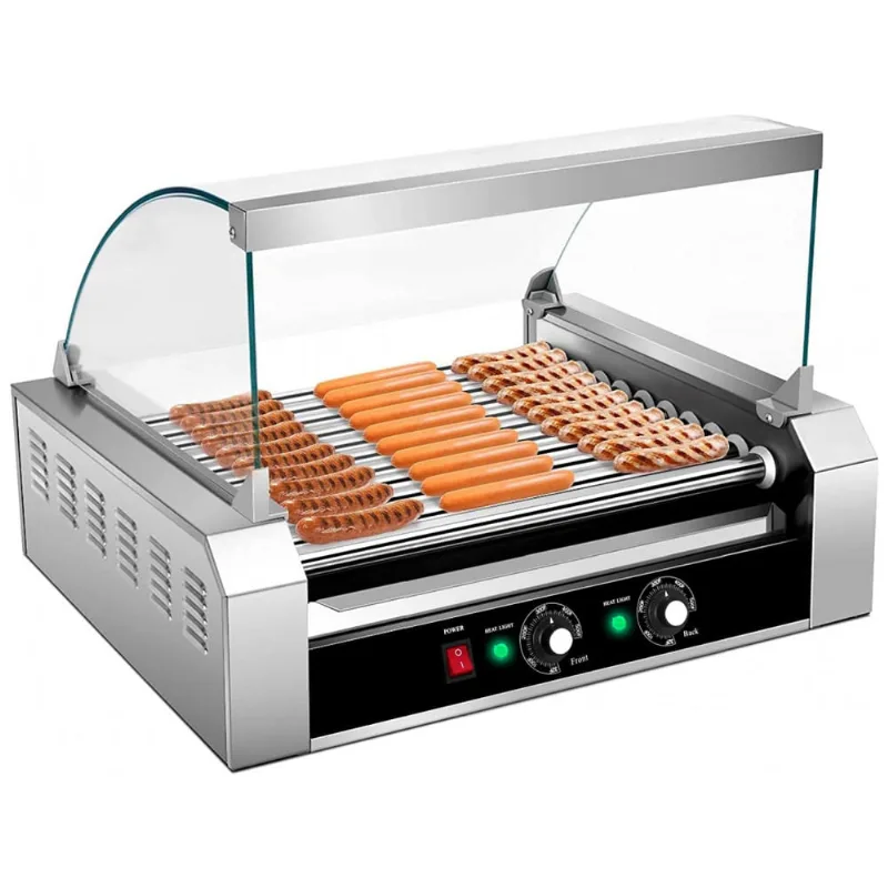Maquina De Hot Dog Happygrill Ate 30 Salsichas Por Vez, Aco Inoxidavel 110v 1650w
