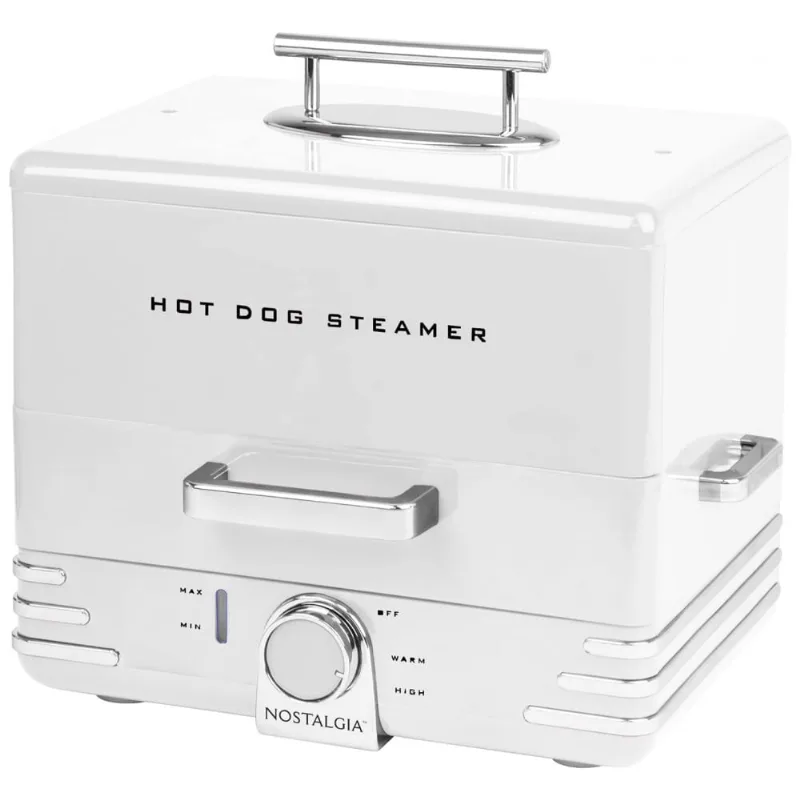Máquina De Hot Dog Nostalgia Até 24 Salsichas Por Vez, Aço Inoxidável 110v Cinza