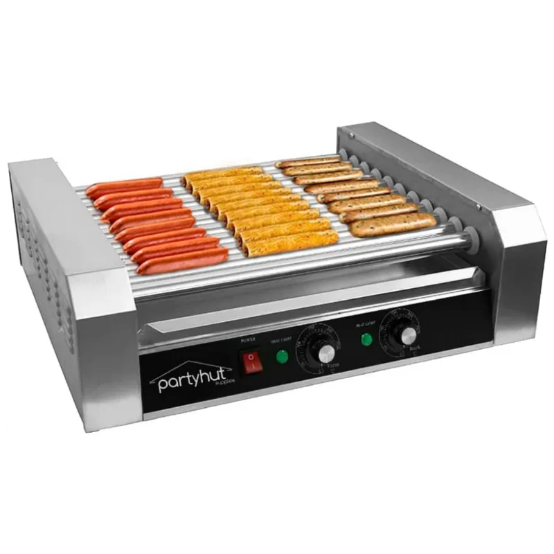 Maquina De Hot Dog Partyhut Ate 30 Salsichas Por Vez, Aco Inoxidavel 110v 1400w