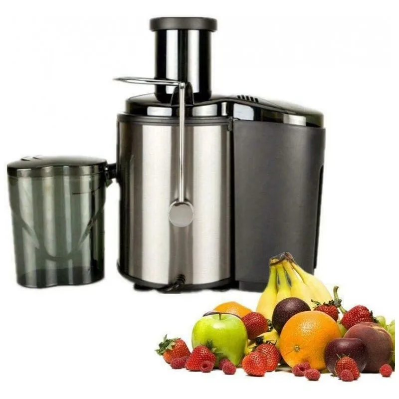 Espremedor De Frutas Eletrico Nyw Com Velocidade Variavel 110v 800w Prata