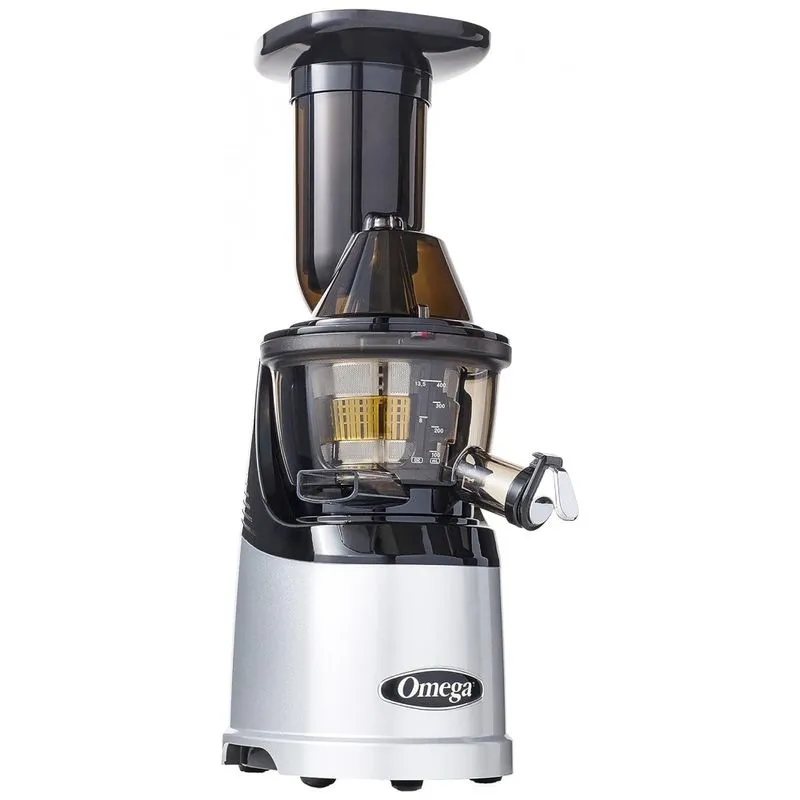 Espremedor Eletrico De Frutas Omega Com Torneira Inteligente E Silencioso, 110v 240w, Prata