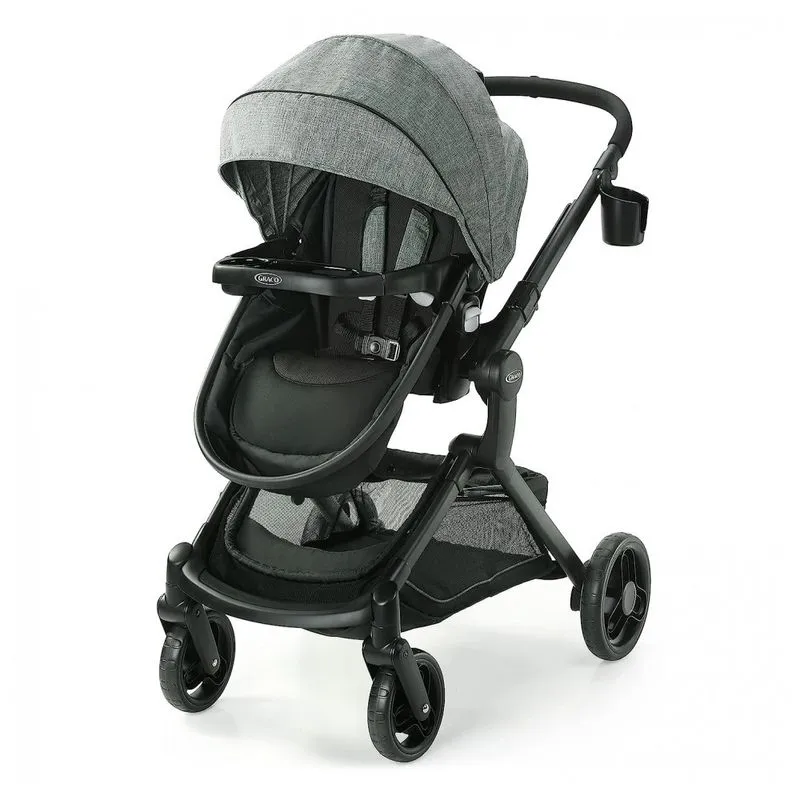 Carrinho De Bebe Graco Modes Nest Com Assento Reversivel E Altura Ajustavel, Cinza