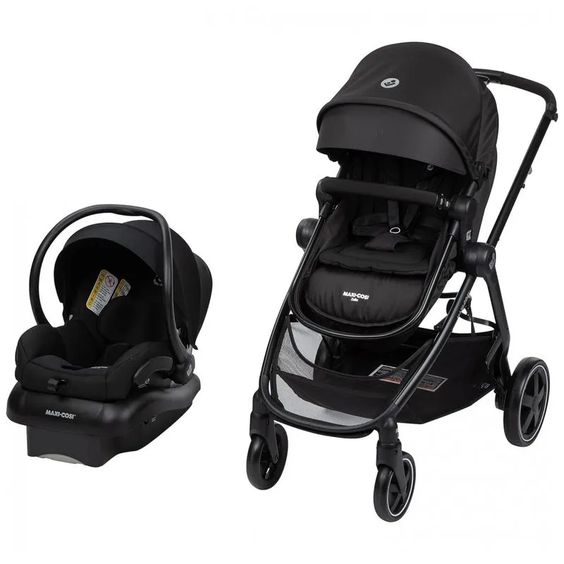 Carrinho De Bebê Com Cadeira Para Carro 5 Em 1 Maxi Cosi Zelia, Preto