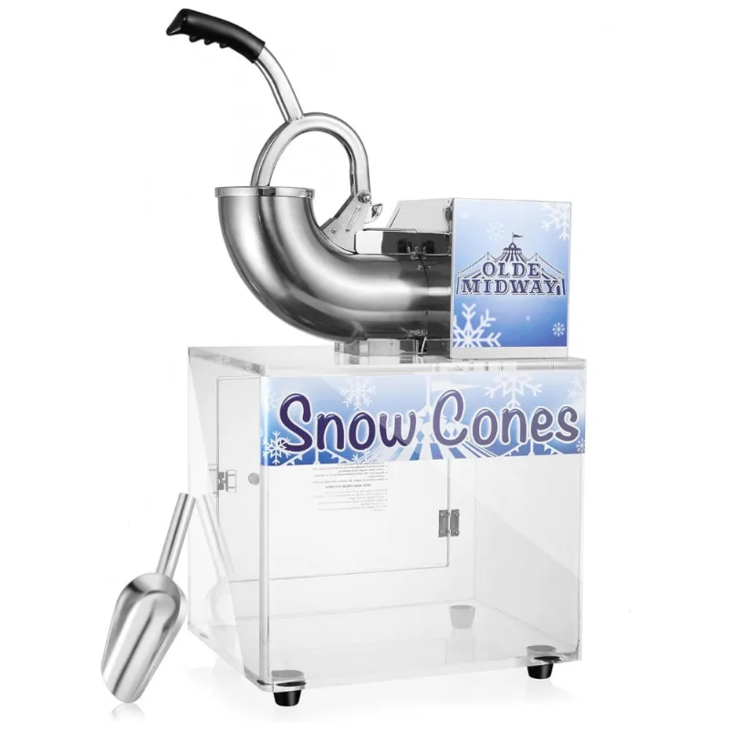 Maquina De Raspadinha Profissional Ate 19 Kg Por Hora Com Colher De Aco Inoxidavel, Olde Midway, 110v