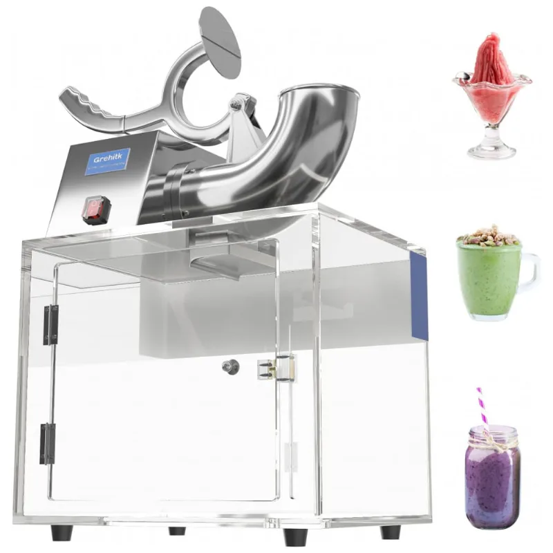 Maquina De Raspadinha Profissional Com Laminas Duplas, Grehitk, 110v 500w