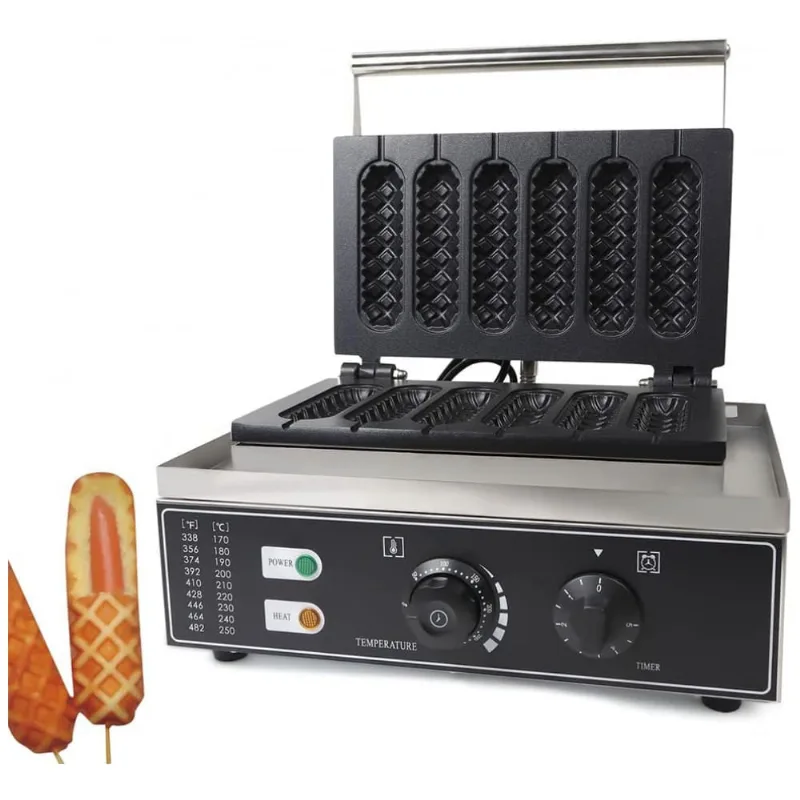 Maquina De Hot Dog Profissional Antiaderente Ate 6un Por Vez Em Aco Inoxidavel, 110v 1500w, Fetcoi, Prata