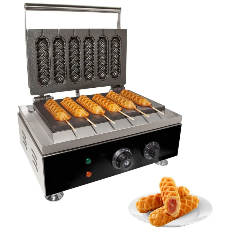 Maquina De Hot Dog Profissional Ate 6un Por Vez Em Aco Inoxidavel, 110v 1550w, Gorillarock, Prata