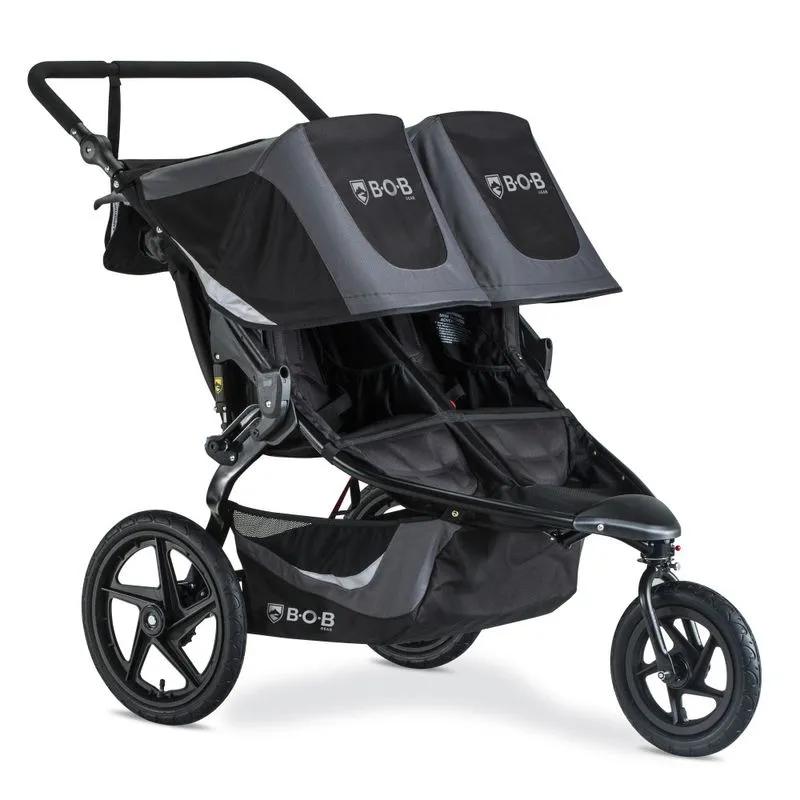 Carrinho De Bebe Duplo Dobravel Britax Bob Flex 3.0, Preto