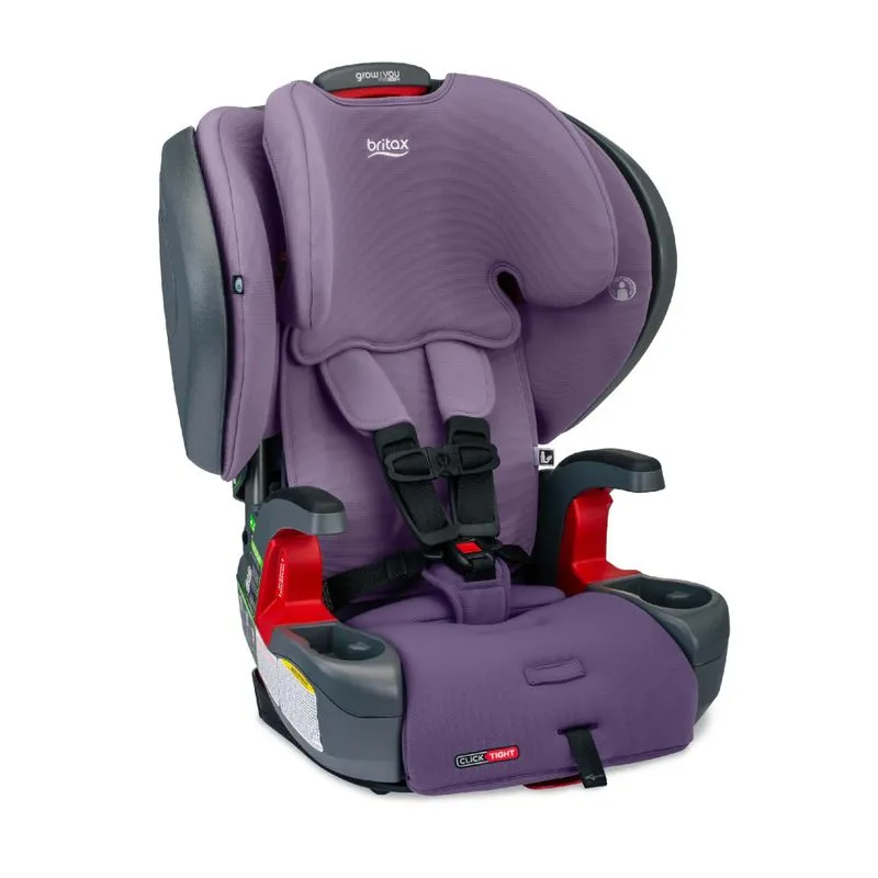 Assento Infantil Com Apoio Para Carro, Britax Grow, Roxo Ombre