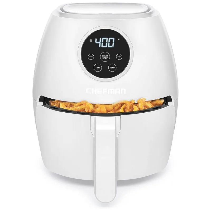 Fritadeira Eletrica Airfryer 3.7l Com Painel Digital E Desligamento Automatico, 110v, Chefman, Branca