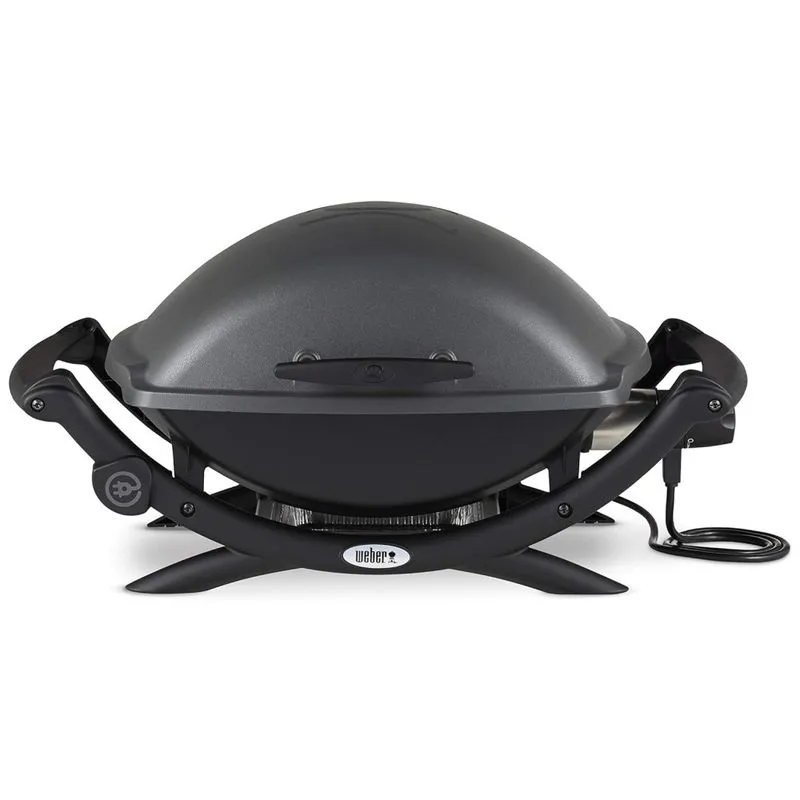 Churrasqueira Eletrica Portatil Serve 4 Porcoes, 110v, Weber Q2400, Preto