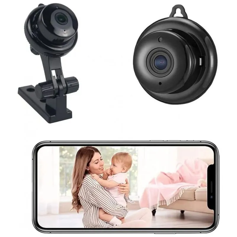 Baba Eletronica Com Monitor Hd, Visao Noturna E Audio Bidirecional, X W Ei Union, Preta