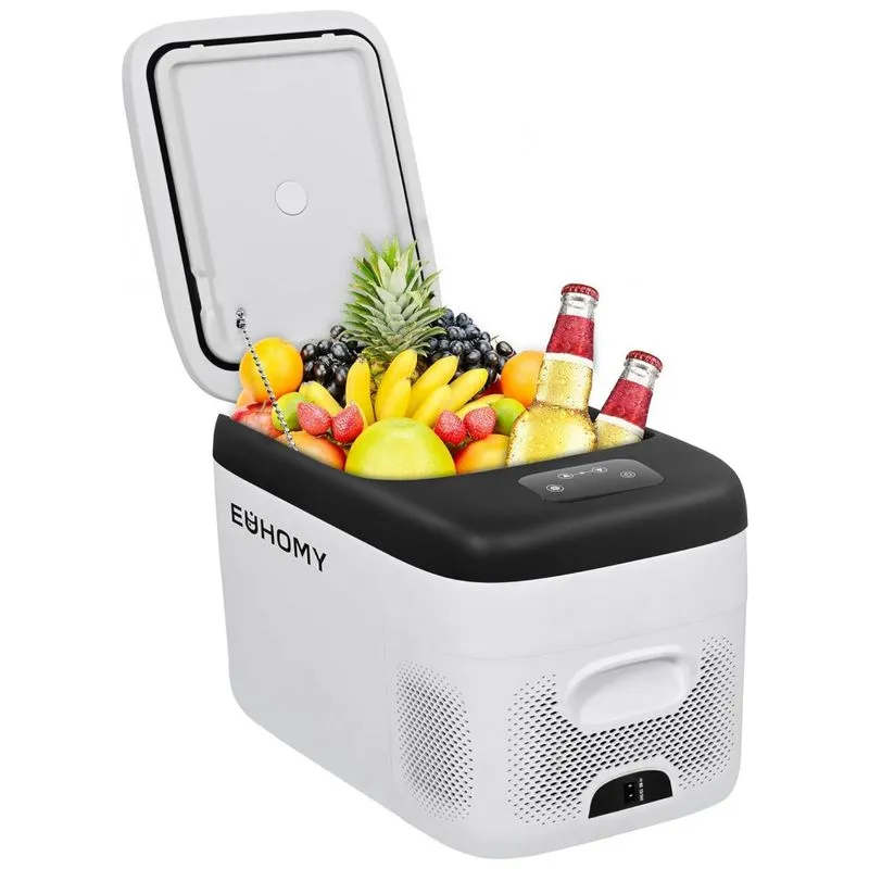 Cooler Eletrico Automotivo Portatil 22 Litros, Euhomy, Branco